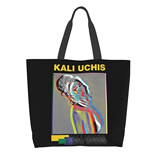 Kali Uchis Tote Bag Women'S Large Capacity Shopping Shoulder Bag Travel Beach Bag With Lining