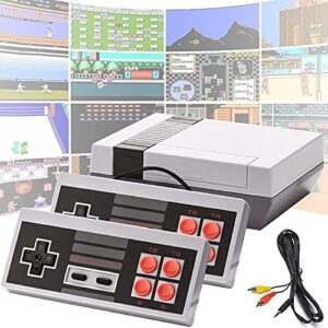 retro game console, classic handheld video game console, built-in 620 in 1 fc classic video games- av output mini nes console plug and play with 2 controllers for kids and adults, birthday gift.