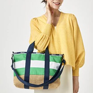 LeSportsac(レスポートサック) Tote Bag, Summer Rugby Green