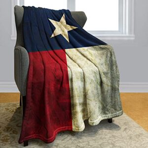 yisumei texas state flag blanket comfortable and fuzzy throw blanket for home and bedroom decor (60×80 inches)