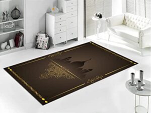 muslim prayer mat, muslim prayer rug, turkish prayer rug, prayer mat personalise, custom prayer rug, islam rug wall,muslim carpet,prayer mat (26×47 inc – 66×120 cm)