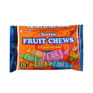 tootsie fruit chews assoretd fruit rolls – 5.83oz extra value bag