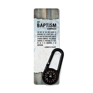 ringmasters lds my baptism compass & bookmark