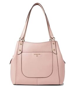 michael kors molly large shoulder tote smokey rose one size