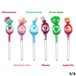 Tootsie Roll Charms Mini Pops, 18 Flavors,5 pounds, 400 Count Individually Wrapped, Peanut-Free Lollipops