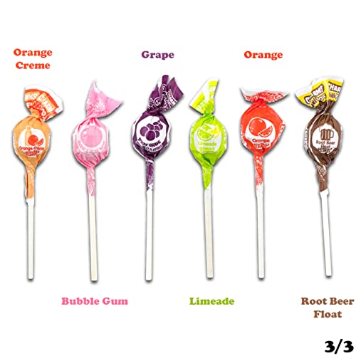 Tootsie Roll Charms Mini Pops, 18 Flavors,5 pounds, 400 Count Individually Wrapped, Peanut-Free Lollipops