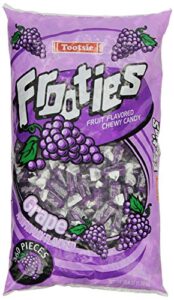 tootsie rolls frooties grape candy (360 count), 38.8oz