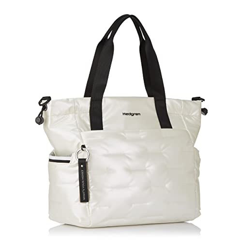 Hedgren Puffer Tote Bag (Pearly White)