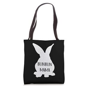 cute bunny mama mom rabbit lovers girls mother’s day tote bag