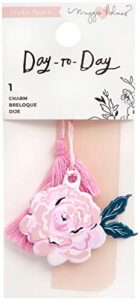 crate paper charm bookmark floral