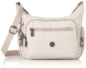 kipling(キプリング nylon bag, signature beige