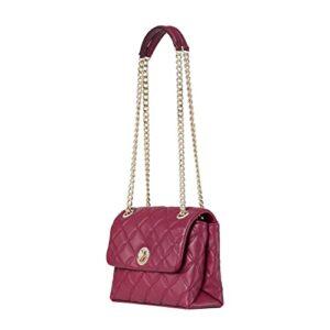 kate spade new york natalia small flap crossbody bag (blackberry preserve)