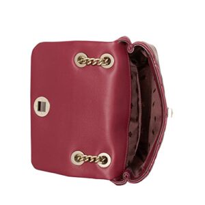 Kate Spade New York Natalia Small Flap Crossbody Bag (Blackberry Preserve)