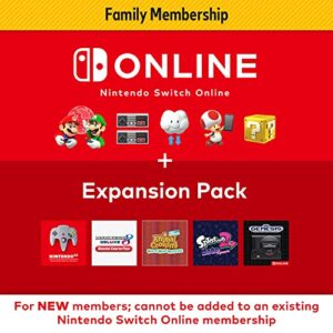 nintendo switch online + expansion pack 12-month family membership – [digital code]