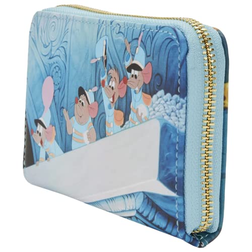 Loungefly Cinderella Princess Scenes Zip Around Wallet