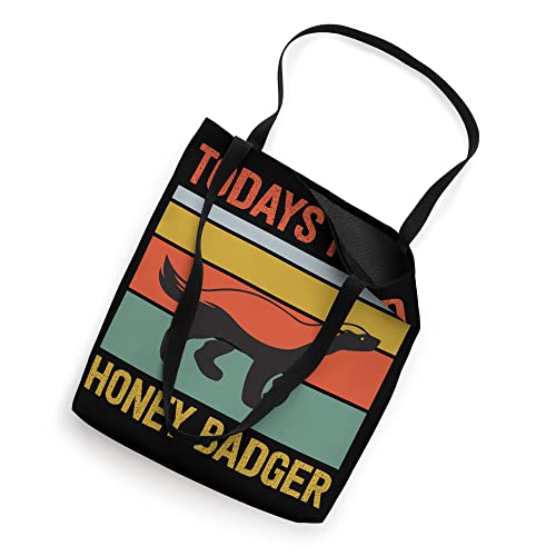 Funny Honey Badger Todays Mood Honey Badger Tote Bag