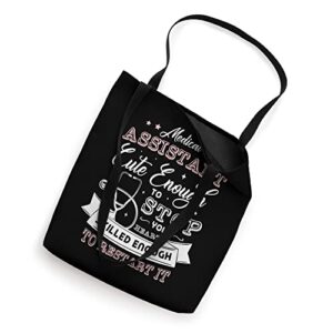 Medical assistant cute enough to Gifts for a Nurse CNA Gift Tote Bag