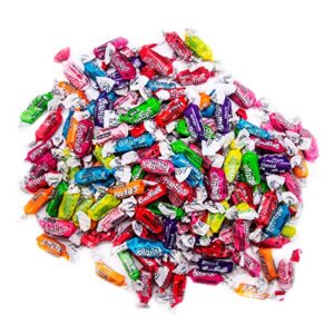 tootsie frooties candy – 10 assorted flavors of tootsie frooties fruit chews, tootsie roll flavored variety mix of individually wrapped taffies – gluten-free – 1 lb bulk candy