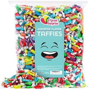 candy frooties – taffy roll fruit chews – soft chewy frooties, assorted flavored taffies, 3 lb bulk candy