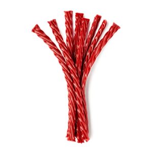 TWIZZLERS Twists Strawberry Flavored Chewy, Low Fat Snack Candy Bulk Container, 5 lb