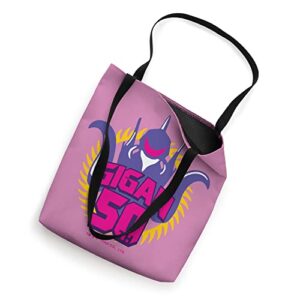 Godzilla Gigan 50th Anniversary Pink Line Art - Purple Tote Bag