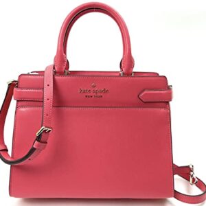 Kate Spade New York Staci Medium Saffiano Leather Satchel Purse (Watermelon)