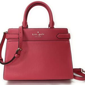 Kate Spade New York Staci Medium Saffiano Leather Satchel Purse (Watermelon)