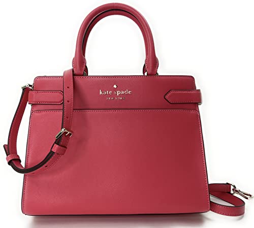 Kate Spade New York Staci Medium Saffiano Leather Satchel Purse (Watermelon)