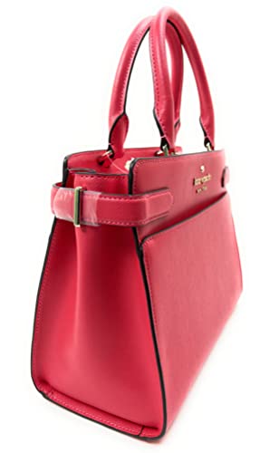 Kate Spade New York Staci Medium Saffiano Leather Satchel Purse (Watermelon)