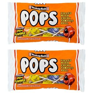 tootsie roll pops assorted flavors 6.0 oz (pack of 2)