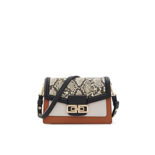 ALDO Women's Caresean Cross Body Bag, Bone Multi