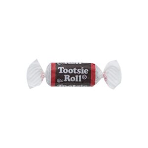 Tootsie Rolls Candy Bulk 275pcs - Mini Individually Wrapped Tootsie Roll Midgees in Reusable Plastic Tub - Candy Pack of Chocolate Taffy Chews