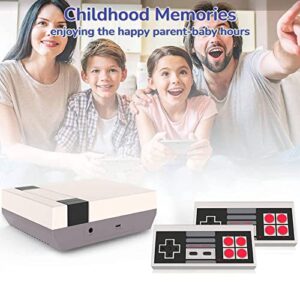 RISEMITEL Classic Retro Game Console with 620 Video Games and 2 Classic Wireless Controllers, RCA and HDMI HD Output, Plug and Play, an Ideal Gift for Kids and Adults.