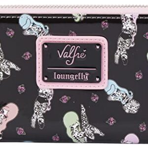 Loungefly Women's Valfre Tattoo Allover Print Zip-Around Wallet