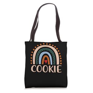 cookie rainbow grandma cute mothers day funny cookie tote bag