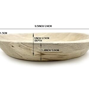 Wooden Fruit Serving Bowl Hand-Carved Root Dough Bowls Creative Living Room Real Wood Candy Bowl