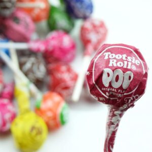 Tootsie Pops - Red Raspberry - 4 lb Bulk By The Cup Bag