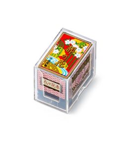 nintendo japanese playing cards game set hanafuda miyako no hana red
