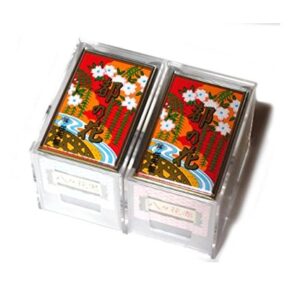 Nintendo Japanese Playing Cards Game Set Hanafuda Miyako no Hana RED