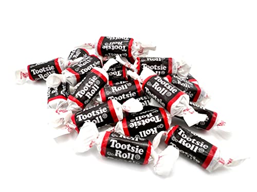 LaetaFood Tootsie Roll Midgees Cocoa Flavor Chewy Candy, Gluten-Free (1 Pound Pack)