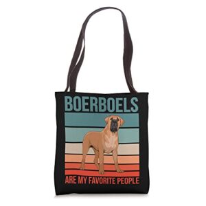 boerboels are my favorite people dog owner boerboel tote bag