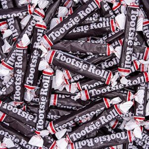 tootsie rolls long bulk tootsie roll juniors individually wrapped chewy taffy candy – 2 pounds