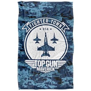 Top Gun: Maverick Blanket, 36"x58" Fighter Town USA Silky Touch Super Soft Throw Blanket