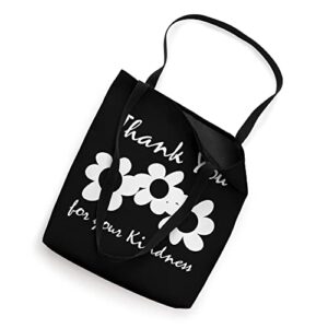 Thank You For Your Kindness - Kindness Motivation Tote Bag