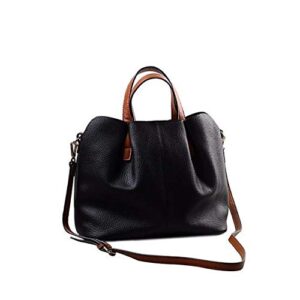 women’s leather handbag shoulder bags work tote bag top handle bag ladies designer purses satchel west large leather