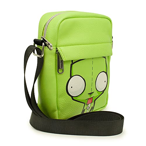 Buckle Down Crossbody Bag, Invader Zim