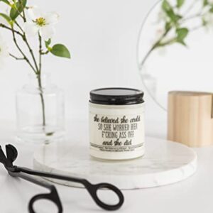 She Believed She Could So She Worked Her F*cking Ass Off And She Did - Vanilla Cupcake Scented Soy Candle 3.5 oz