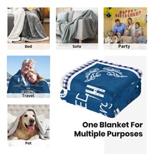 Retirement Gifts for Women Men 2022 Happy Retirement Throw Blankets Farewell Gifts for Teachers Dad Mom Coworkers Nurses Friends 50x60 Inch