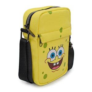 Buckle Down Nickelodeon Bag, Cross Body, Spongebob Squarepants, Smiling, Vegan Leather