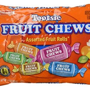 Tootsie Fruit Rolls, Assorted Fruity Flavored, 0.81 lb